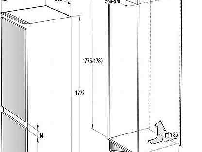 Gorenje gdnrk5182a2 схема встраивания