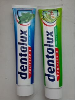 Зубная паста Dentalux и Elmex