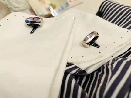 Женские запонки White Cuff