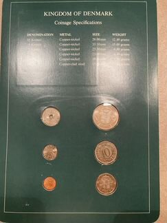 Дания. Coin Sets of All Nations