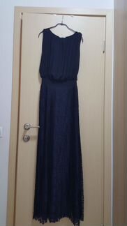 Платье темно-синее, бу 1 раз