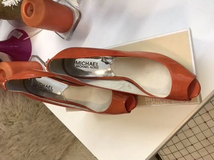 Туфли с открытым носом michael kors