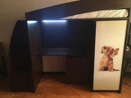 Детский комплекс (кровать, рабочее место, шкаф)