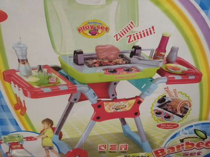 Барбекю для детей, детская кухня игрушечная. Новая