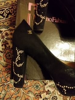 Туфли M.Fabiani Италия замша/лазер