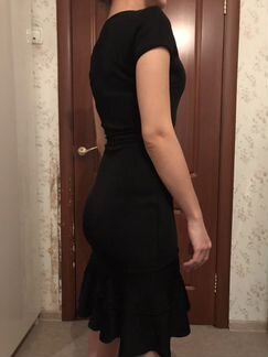 Платье чёрное зара