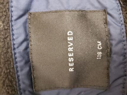 Куртка пуховик zara и Reserved 100-110