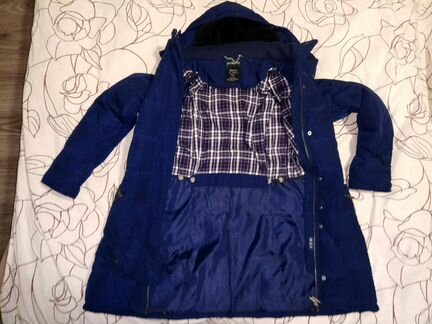 Пуховик черный женский Zara. Р-М