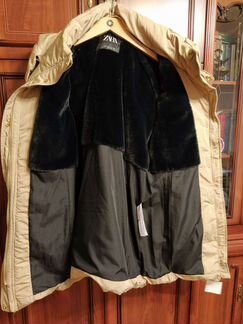 Пуховик-анорак Zara. зимний