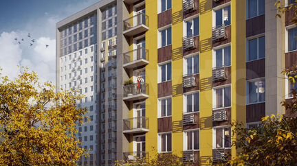 2-к апартаменты, 50.3 м², 14/17 эт.