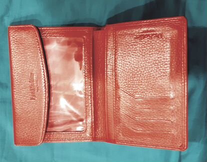 Кошелёк портмоне Dr.Koffer красный