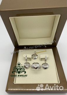 Сердце комплект из золота с бриллиантами Chopard