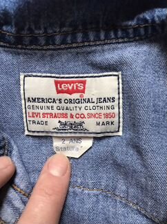 Рубашка джинсовая Levis оригинал