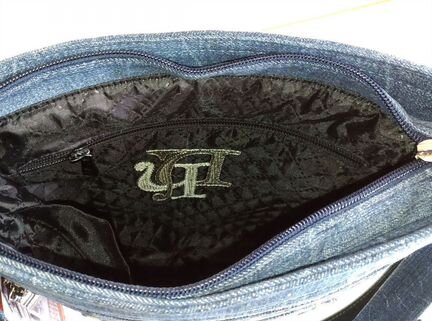 Сумка мужская джинсовая