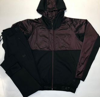 Emporio Armani EA7 спортивный костюм с капюшоном б