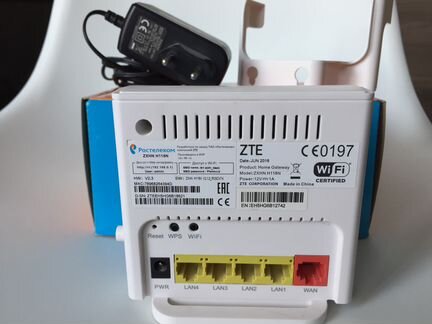 Роутер от ростелеком Wi-Fi ZTE