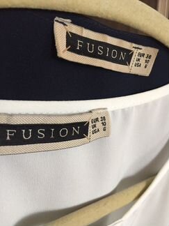 Комплект блузка и атласная жилетка