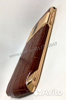 Vertu Signature Touch Clous Paris Gold Cocoa Верту