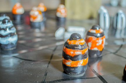 Чупар/ Индийская настольная игра/ Полосатые