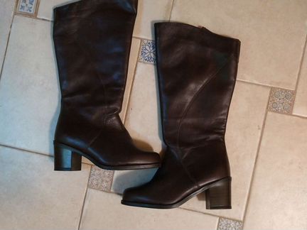 Сапоги зимние новые натуральный мех, натуральная