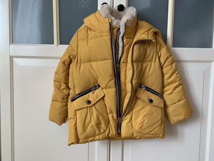 Пуховая куртка для девочки Zara, 5 лет (110 см)
