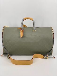Дорожная сумка Louis Vuitton кожа Titanium новая