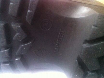 Берцы черные кожаные 