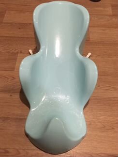 Горка для купания голубая