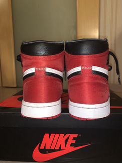 Кроссовки Air Jordan1 high “Satin Black toe”