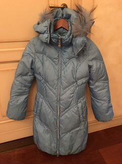 Пуховик турецкий зима для девочки, рост 158 см