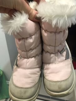 Сапоги детские зимние на девочку 25 размер skandia