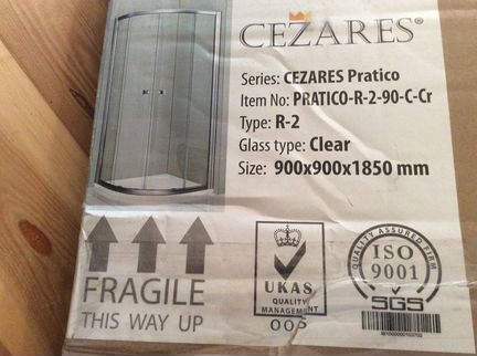 Душевой уголок Cezares practico-R-2-90-C-Cr запч