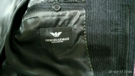 Пальто Giorgio Armani мужское оригинал