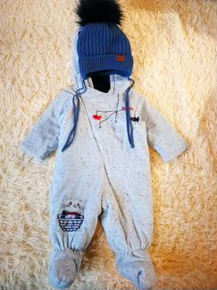 Комбинезон +шапка