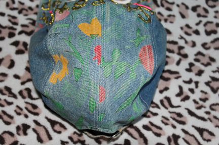 Бейсболка джинсовая hand-made