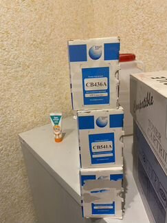 Синий Картридж cb541a для hp laseJet