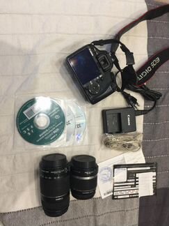 Фотоаппарат Canon EOS500D + объектив EFS55-250mm