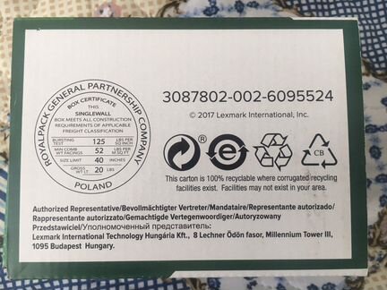 Тонеры картриджи