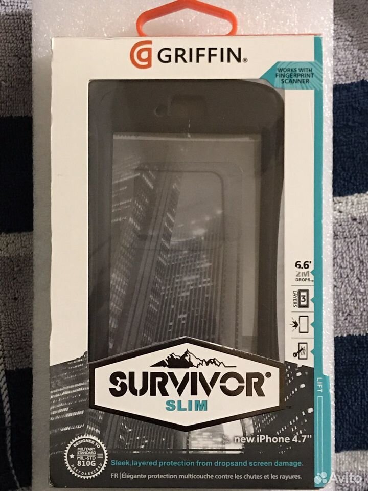 Чехол Griffin Survivor slim для iPhone 6/6s