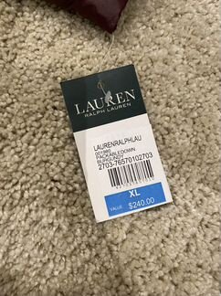Пуховик женский новый XL ralphlauren