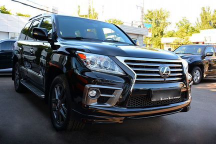 Обвес чёрный F-sport Lexus LX570 12-15