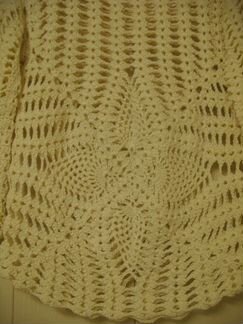 Ажурная летняя кофточка ручной работы