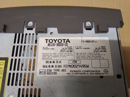 Магнитола cd lexus gs300/350/ 2005-2009