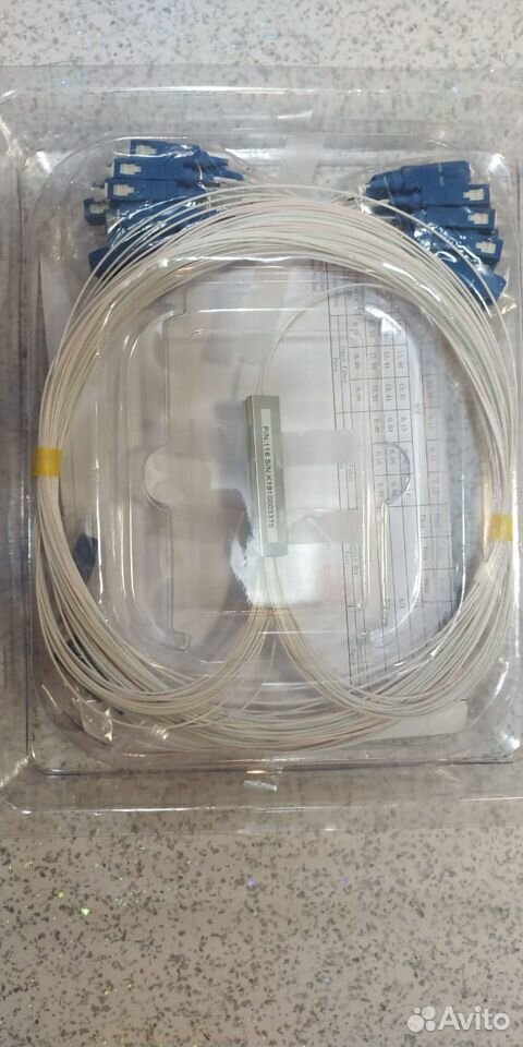 Оптический PLC разветвитель (сплитер) 1х16 sc/upc