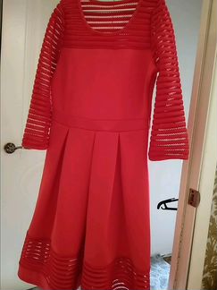 Платье новое красное