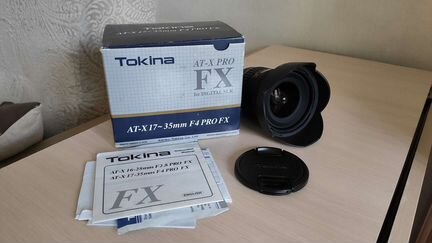 Tokina AT-X PRO 17-35mm f/4 SD FX Canon EF