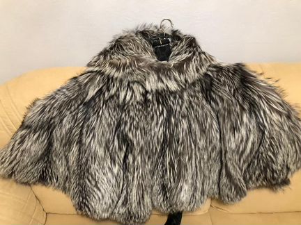 Итальянская шуба из чернобурки