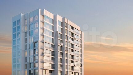 2-к квартира, 70.6 м², 13/16 эт.