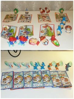 Игрушки киндер 90-х Winx Шрек Мадагаскар Спанч Боб