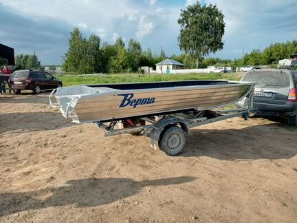 Алюминиевая лодка Верта-480 Fish (фиш платформа)
